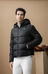 Alessandro Albanese Aa Mens Quilo Monogram Puffer Coat - Core Black in Core Black