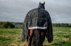 Horseware Rhino Rhino Plus Pony Turnout Bundle (0g + 200g)  - Black Check/Black & White in Black Check/Black & White