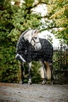 Horseware Rhino Rhino Plus Pony Turnout Bundle (0g + 200g)  - Black Check/Black & White in Black Check/Black & White