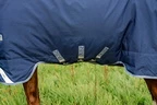 Horseware Rhino Rhino Plus Turnout 450g VL  - Navy/Titanium Grey & Classic Blue in Navy/Titanium Grey & Classic Blue