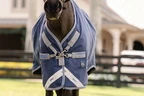 Horseware Rhino Rhino Turnout 0g  - Navy/Titanium Grey & Classic Blue in Navy/Titanium Grey & Classic Blue