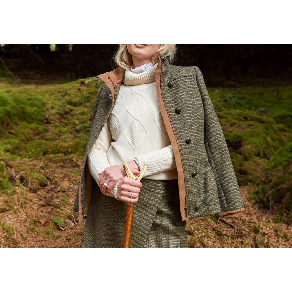 Dubarry Of Ireland Bracken Tweed Jacket - Heath