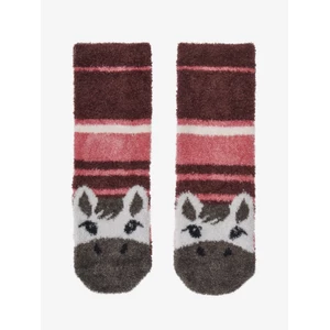 LeMieux Mini Fluffy Character Socks  - Andalusian Pony 