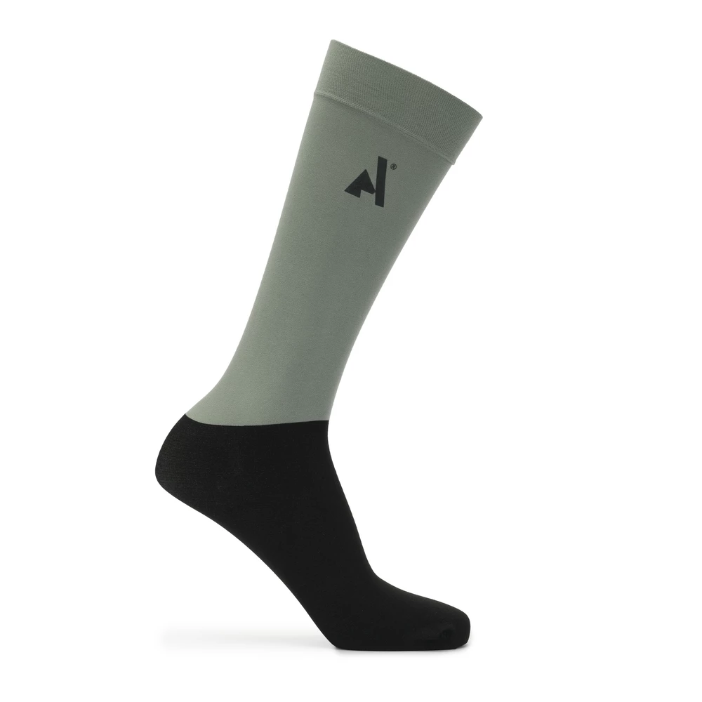 Aubrion React Perfomance Socks - Young Rider  - Sage in Sage