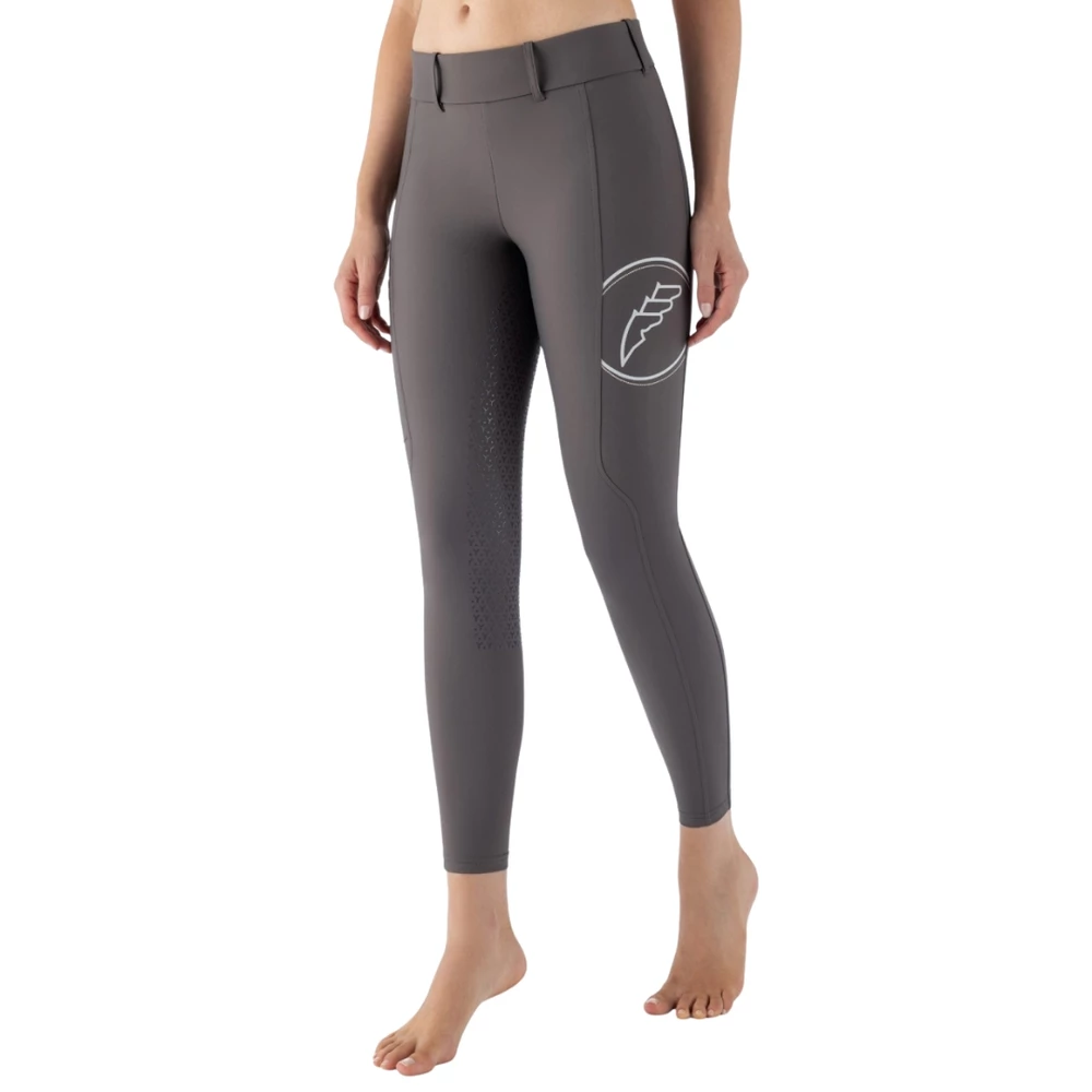 Equiline Women's High Waist Full Grip Breeches - Marsh in Marsh