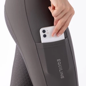 Equiline Women's High Waist Full Grip Breeches - Marsh in Marsh