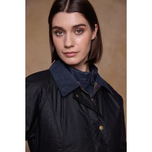 Jack Murphy Claire Wax Jacket - Navy in Navy