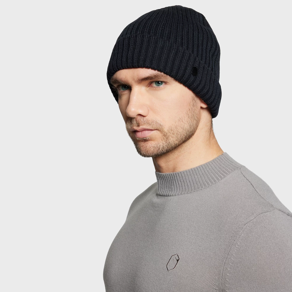 Samshield Aubrey Men's Cuffed Beanie - Moonless Night in Moonless Night