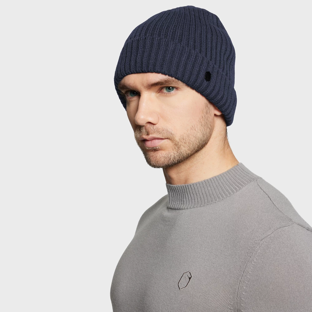 Samshield Aubrey Men's Cuffed Beanie - Navy in Navy