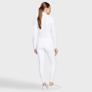 Samshield Adele Premium Mid-Rise Knee Grip Breeches - White Holo 