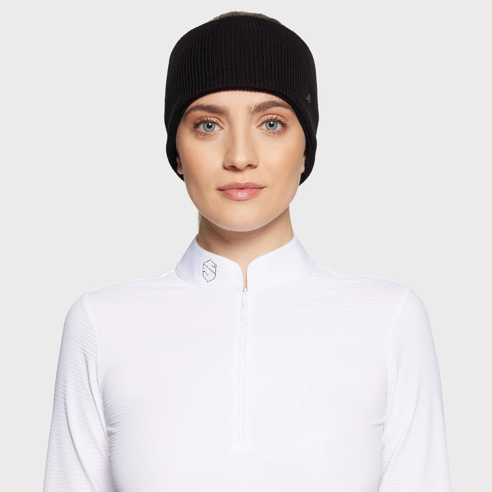 Samshield Kylie Crested And Fully Ribbed Headband - Moonless Night in Moonless Night