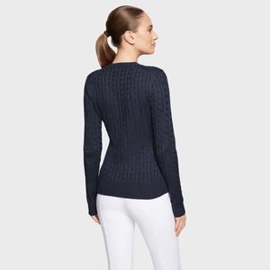 Samshield Lisa Twisted Cable Knit Pull-Over - Navy in Navy