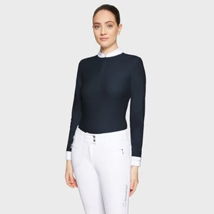 Samshield Louisella One-Colour Short Collar Top - Navy in Navy