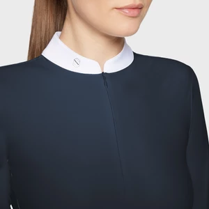 Samshield Louisella One-Colour Short Collar Top - Navy in Navy