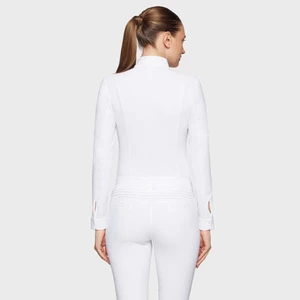 Samshield Lucia Sport Two-Tone Mid-Collar Top - White 