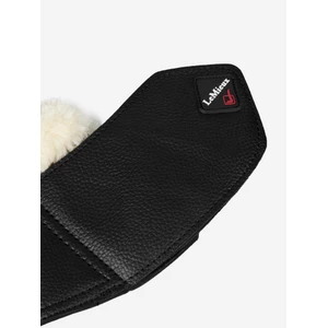 LeMieux Fleece WrapRound Over Reach Boots  - Black/Natural 