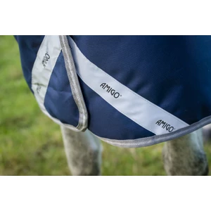 Horseware Amigo Amigo 1200D FieldSafe plus Turnout 100g - Navy/Titanium Grey & Silver in Navy/Titanium Grey & Silver