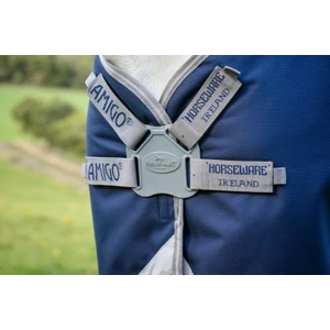 Horseware Amigo Amigo 1200D FieldSafe plus Turnout 100g - Navy/Titanium Grey & Silver in Navy/Titanium Grey & Silver
