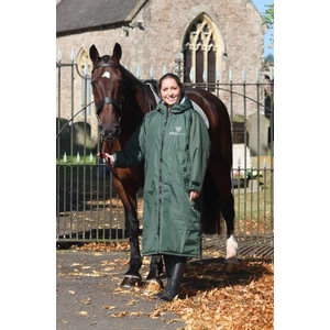 EQUIDRY Original| Thick Fleece - Black Forest Green/Grey in Black Forest Green/Grey