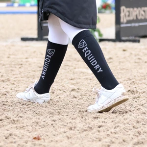 EQUIDRY Waterproof Socks - Black/Grey in Black/Grey