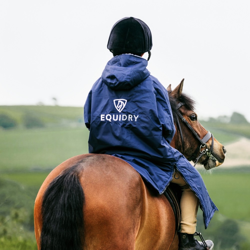 EQUIDRY Original Children's | Thick Fleece - Navy/Grey