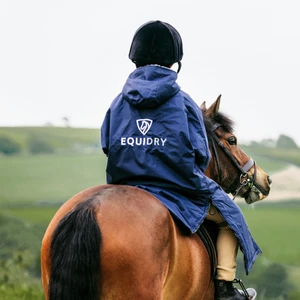EQUIDRY Original Children's | Thick Fleece - Navy/Grey in Navy/Grey