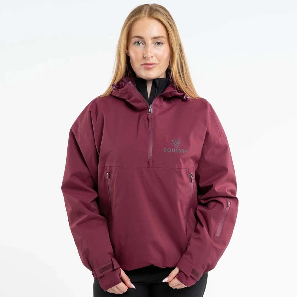 EQUIDRY Storm Smock - Burgundy in Burgundy