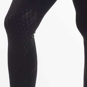 EQUIDRY Children's Water Repellent Leggings - Black/Peacock Pink 