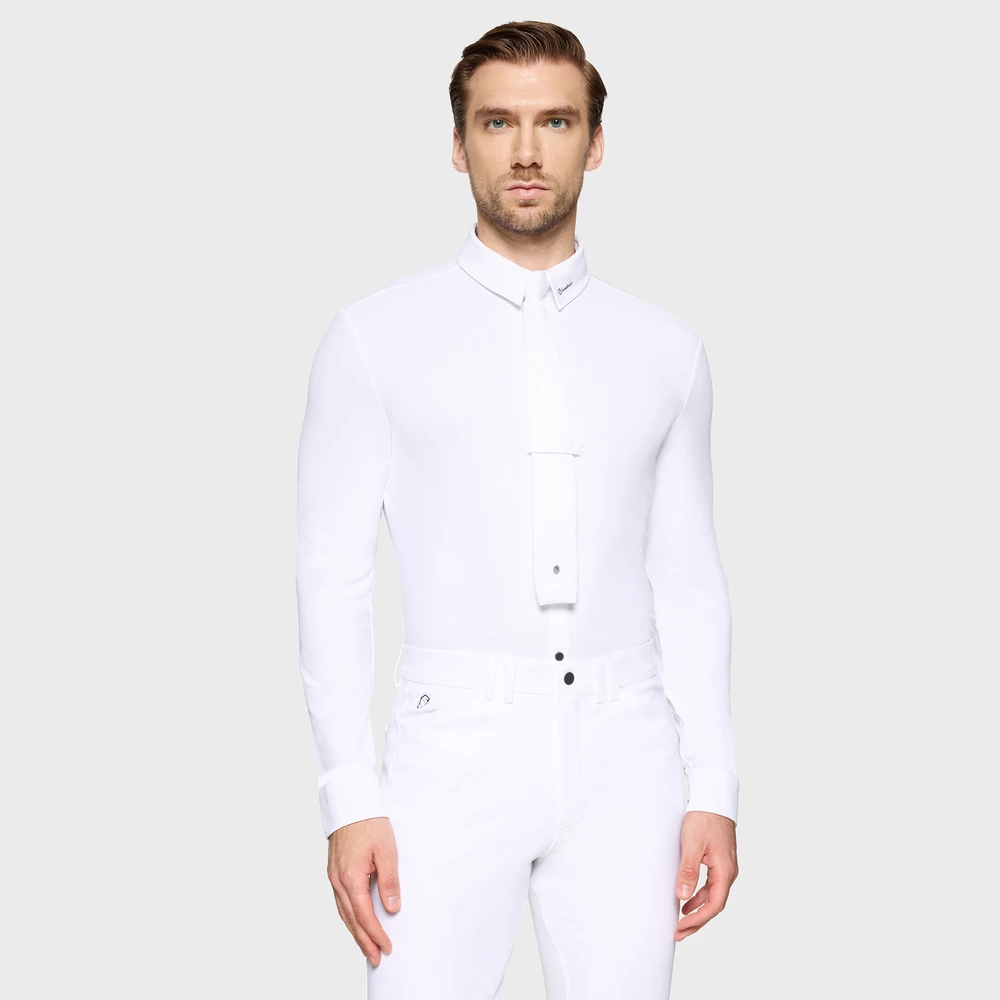 Samshield Men's Knitted Tie - White in White