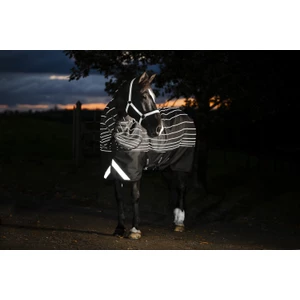 Horseware Amigo Amigo 1200D FieldSafe Reflectech Plus Turnout 250g - Black/Reflective & Black in Black/Reflective/Black
