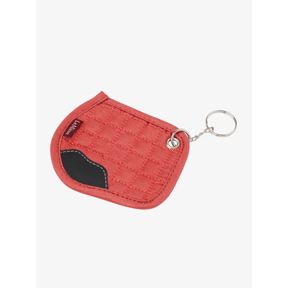 LeMieux Saddle Pad Key Ring  - Cranberry in Cranberry