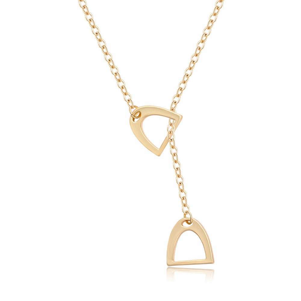 The Equine Warehouse Stirrup Pendant Necklace - Stainless Steel