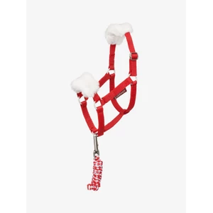 LeMieux Hobby Horse Christmas Headcollar & Leadrope  - Red in Red