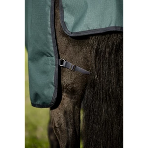 Horseware Amigo Amigo Ripstop 900D Plus Pony Turnout 100g - Dynasty Green/Navy & Silver in Dynasty Green/Navy & Silver
