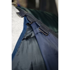 Horseware Amigo Amigo Ripstop Insulator Stable 350g - Dynasty Green/Navy & Silver in Dynasty Green/Navy & Silver