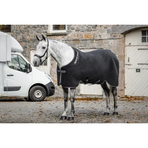 Horseware Thermal Cooler - Black/Thunderstorm Grey & Silver in Black/Thunderstorm Grey & Silver