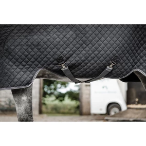 Horseware Thermal Cooler - Black/Thunderstorm Grey & Silver in Black/Thunderstorm Grey & Silver