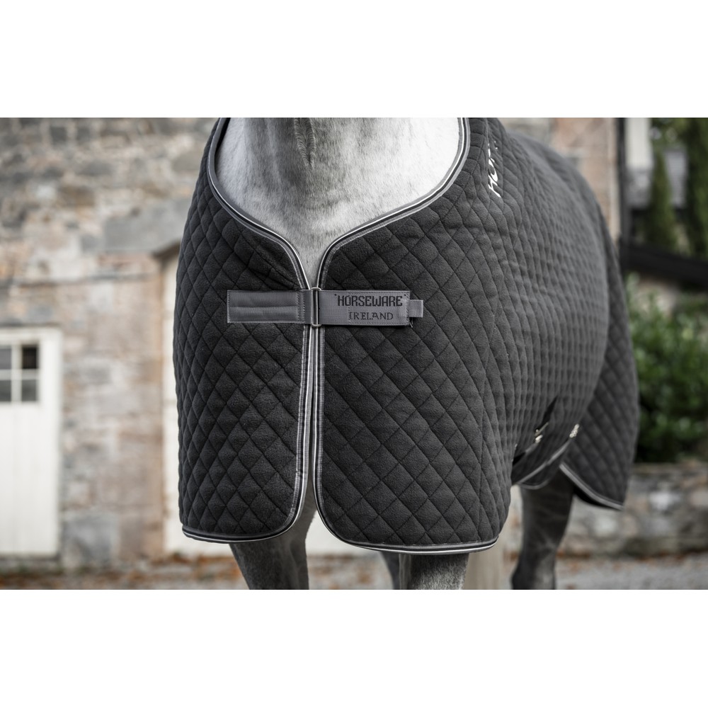 Horseware Thermal Cooler - Black/Thunderstorm Grey & Silver