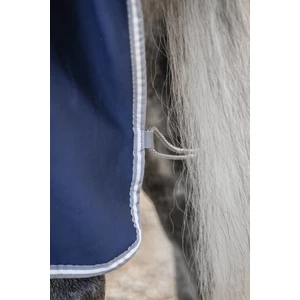 Horseware Amigo Amigo Jersey Integrated Cooler - Navy/Titanium Grey & Silver in Navy/Titanium Grey & Silver