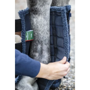 Horseware Show Ready Wraps - Navy/Navy & Silver in Navy/Silver