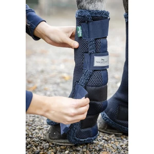 Horseware Show Ready Wraps - Navy/Navy & Silver in Navy/Silver