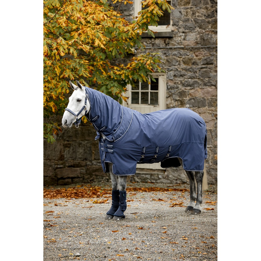 Horseware Show Ready Wraps - Navy/Navy & Silver