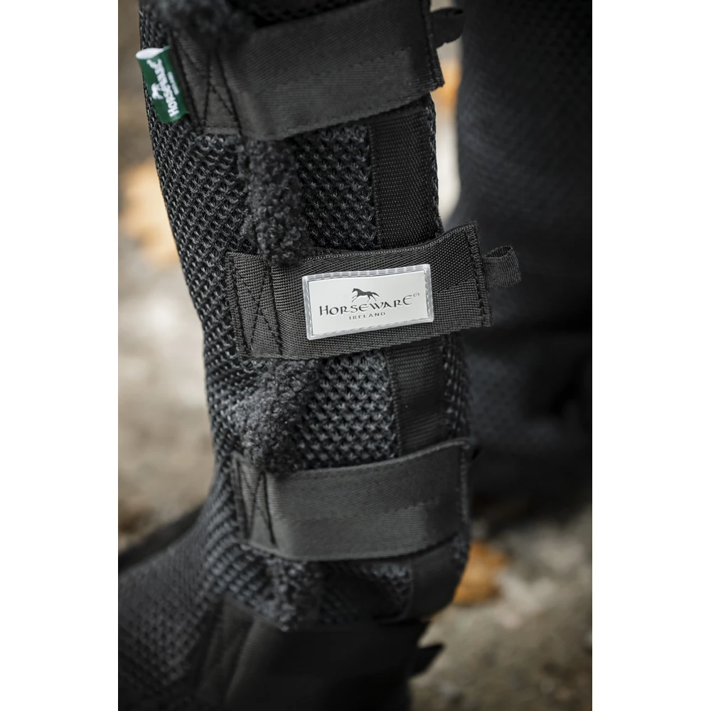 Horseware Show Ready Wraps - Black/Black & Silver in Black/Black & Silver