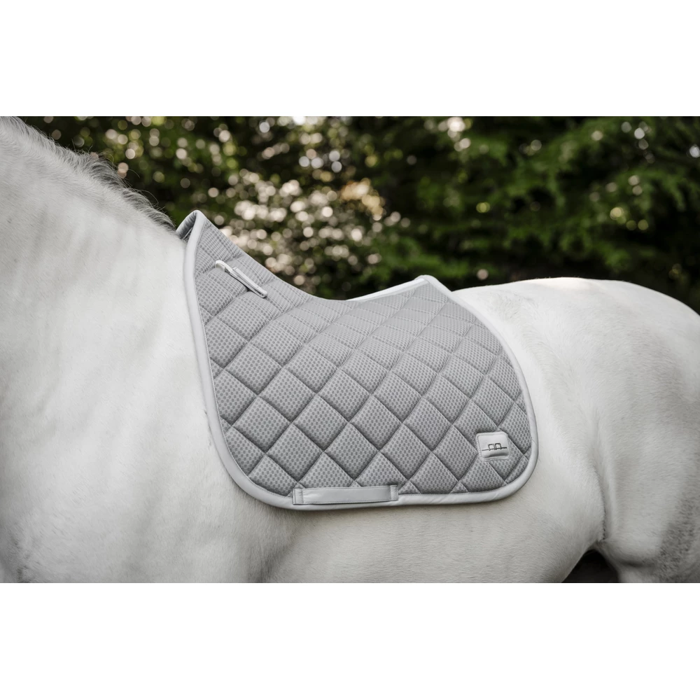 Alessandro Albanese AA Performance Dressage Pad - SILVER SLATE in Silver Slate
