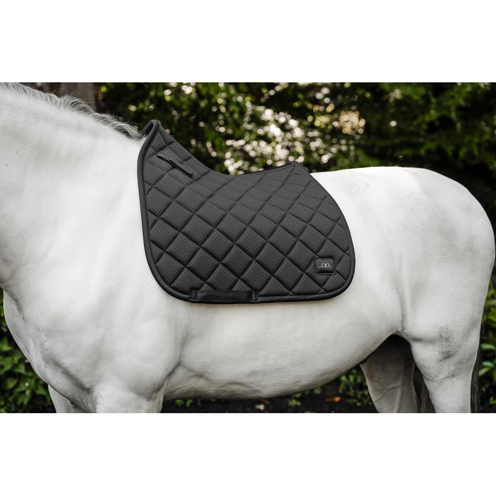 Alessandro Albanese AA Performance Dressage Pad - Black in Black