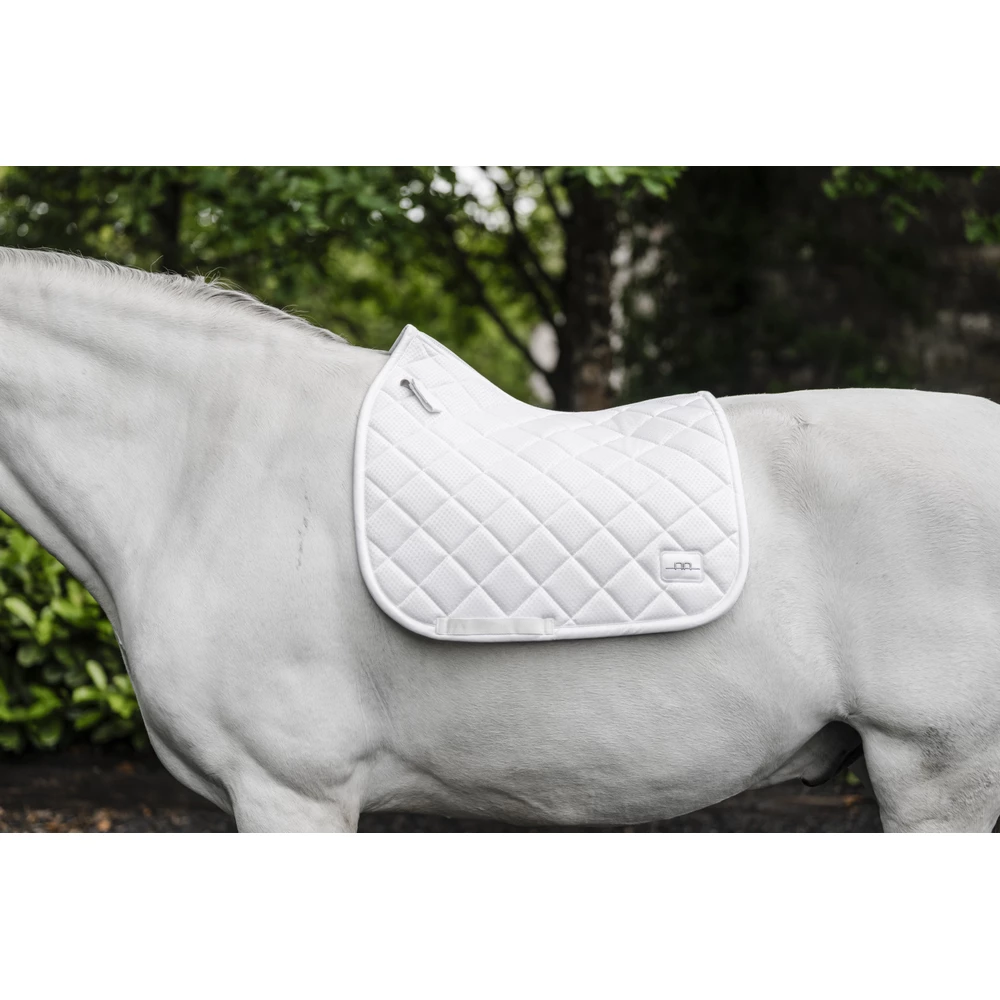 Alessandro Albanese AA Performance Dressage Pad - White in White