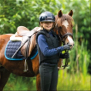 QHP Body protector Junior Black in Black