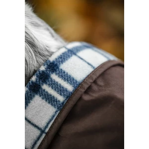 Horseware Newmarket Heritage Dog Coat - Brown/Witney Navy in Brown/Witney Navy
