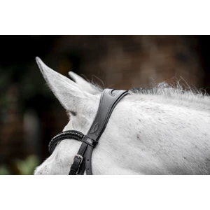 Horseware Diamante Flash Bridle - Black/Black in Black
