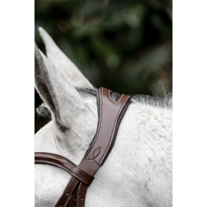 Horseware Dressage Flash Bridle - Brown in Brown